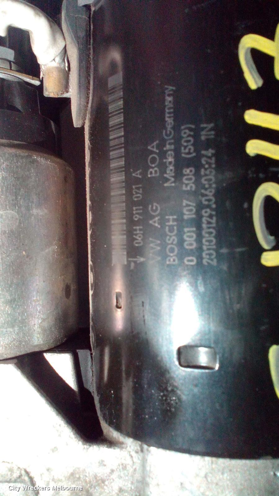 AUDI A4 STARTER, PETROL, 1.8, TURBO, B8 8K, CABB/CDHB CODE, 02/2008 - 06/2012