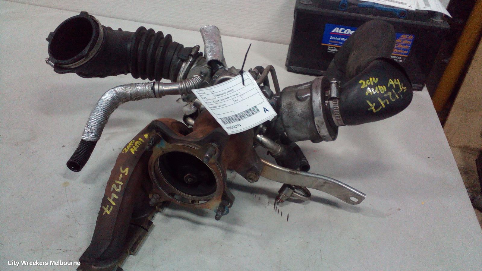 AUDI A4 TURBO SUPERCHARGER, PETROL, 1.8, CDHB CODE, B8 8K, 02/2008 - 06/2012