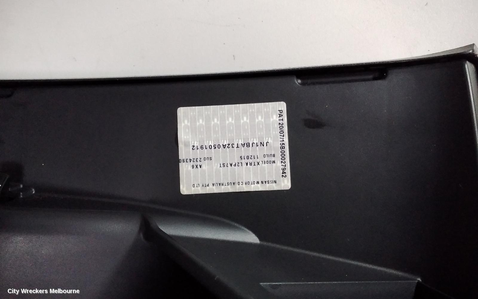 NISSAN XTRAIL GLOVE BOX, T32, 03/2014 - 07/2022