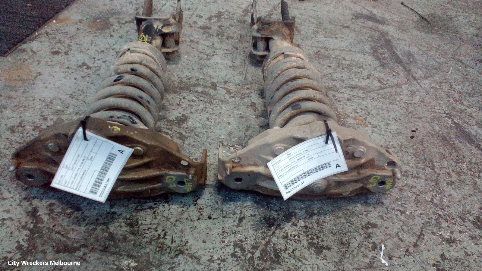 AUDI Q7 RIGHT FRONT STRUT, 4L, NON-AIRBAG TYPE, 09/2006 - 08/2015