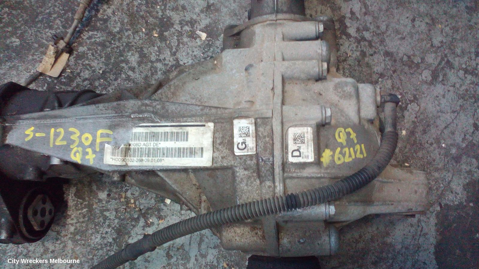 AUDI Q7 DIFFERENTIAL CENTRE, FRONT, 3.0, 4L, DIESEL, 09/2006 - 09/2010