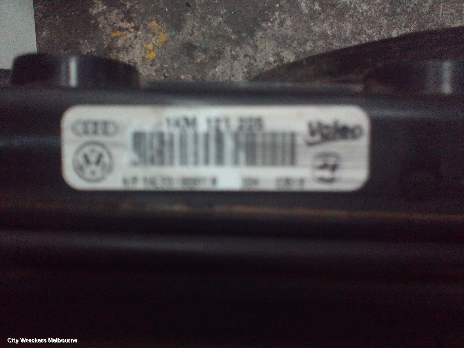 VOLKSWAGEN JETTA FAN, DUAL FAN ASSY, 2.0, DIESEL, 300W/200W, 1B, 02/2011 - 12/2017
