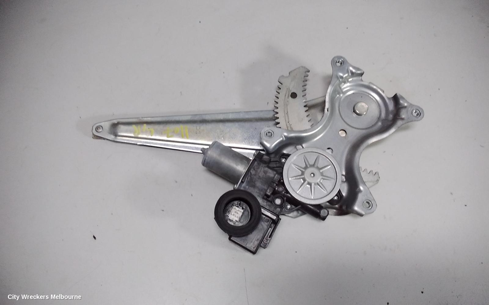 TOYOTA COROLLA LEFT REAR WND REG/MOTOR, ZRE182R, HATCH, 10/2012 - 06/2018