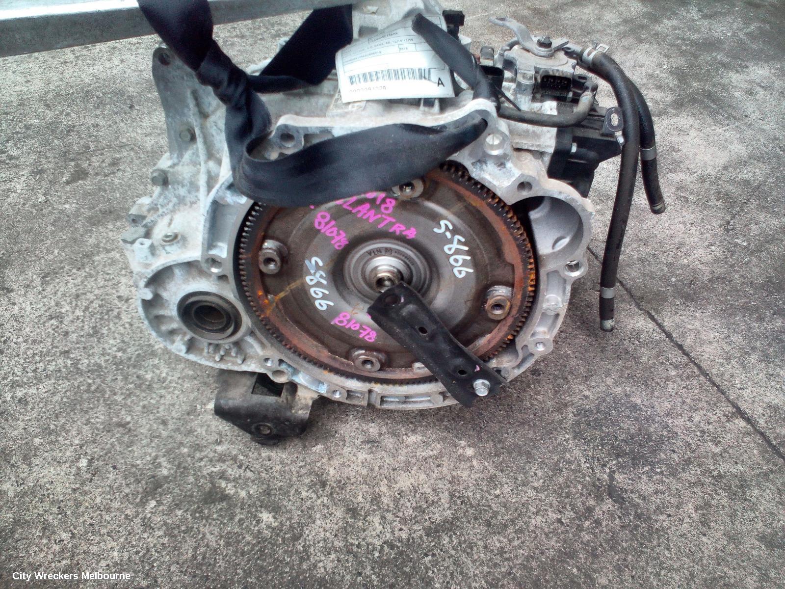 HYUNDAI ELANTRA TRANS/GEARBOX, AUTO, PETROL, 2.0, G4NA, AD, 12/2015 - 12/2020