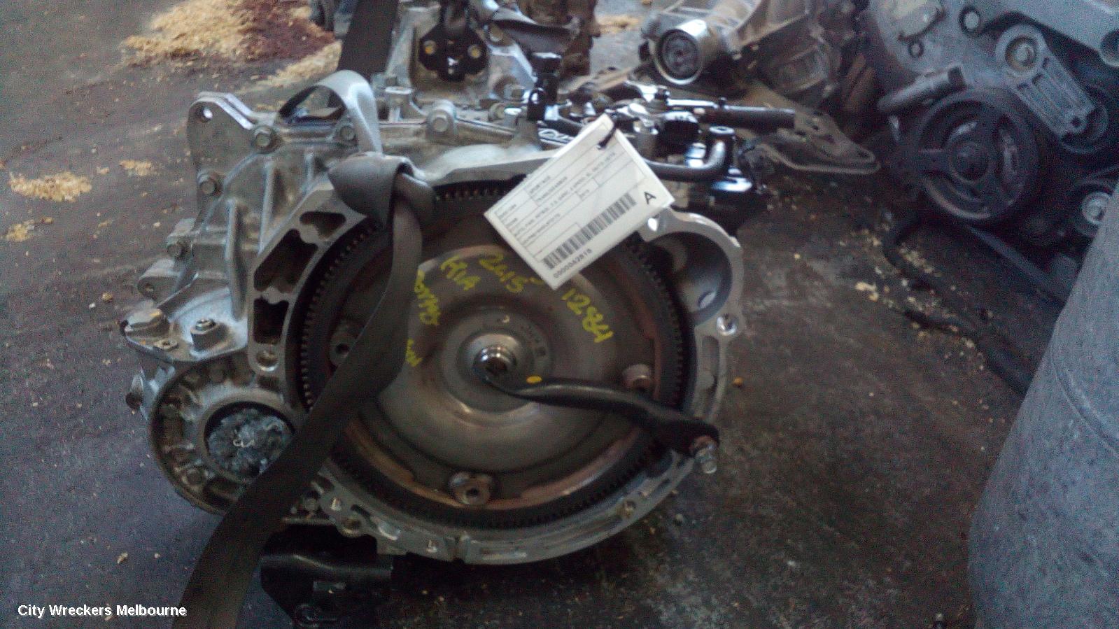 KIA SPORTAGE TRANS/GEARBOX, AUTO, FWD, PETROL, 2.0, G4NC, 6 SPEED, SL, 06/2013 - 10/2015