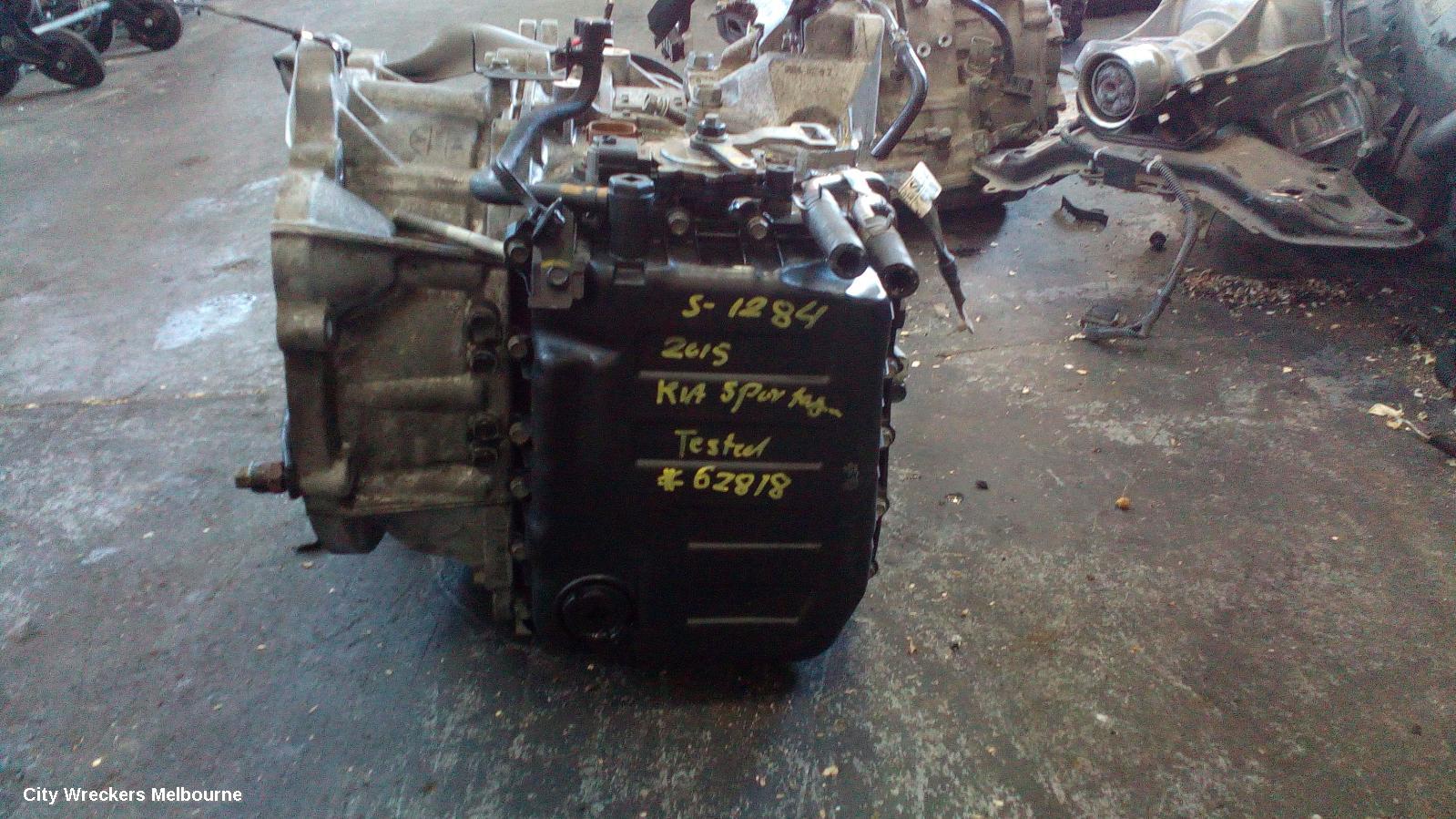KIA SPORTAGE TRANS/GEARBOX, AUTO, FWD, PETROL, 2.0, G4NC, 6 SPEED, SL, 06/2013 - 10/2015