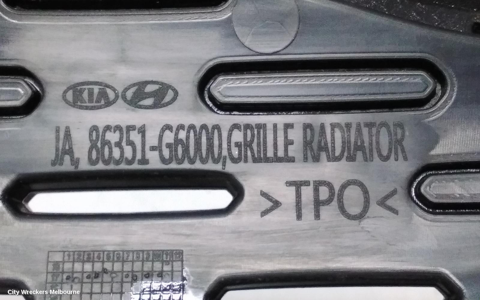 KIA PICANTO GRILLE, RADIATOR GRILLE, S, JA, 05/2017 ONWARDS