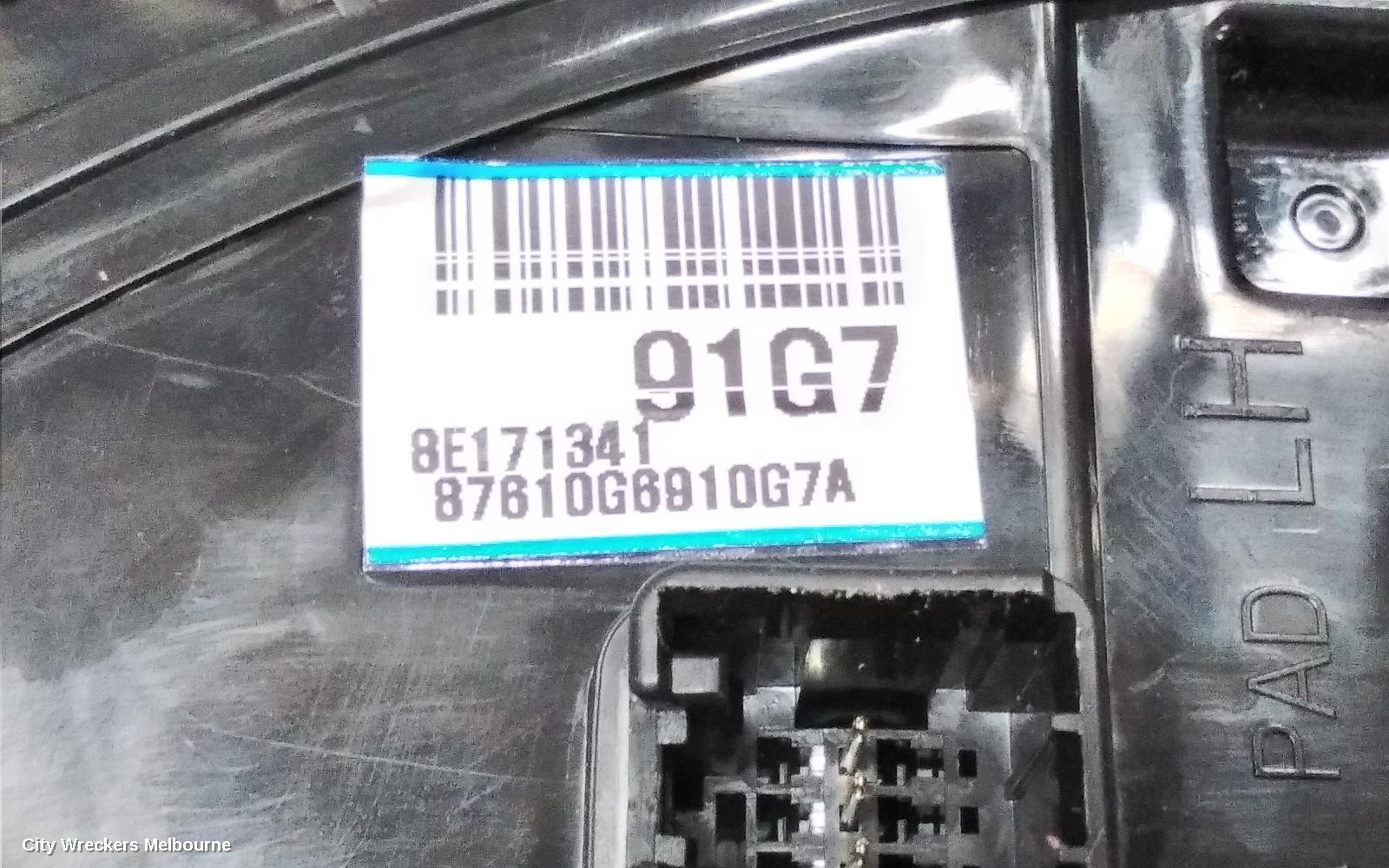 KIA PICANTO LEFT DOOR MIRROR, JA, MANUAL FOLDING TYPE, 05/2017 ONWARDS