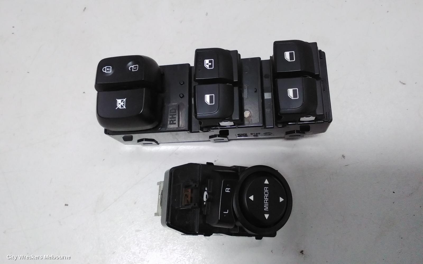 KIA PICANTO PWR DR WIND SWITCH, RH FRONT (MASTER SWITCH), W/O POWER FOLD MIRROR TYPE, JA, 05/2017 ONWARDS