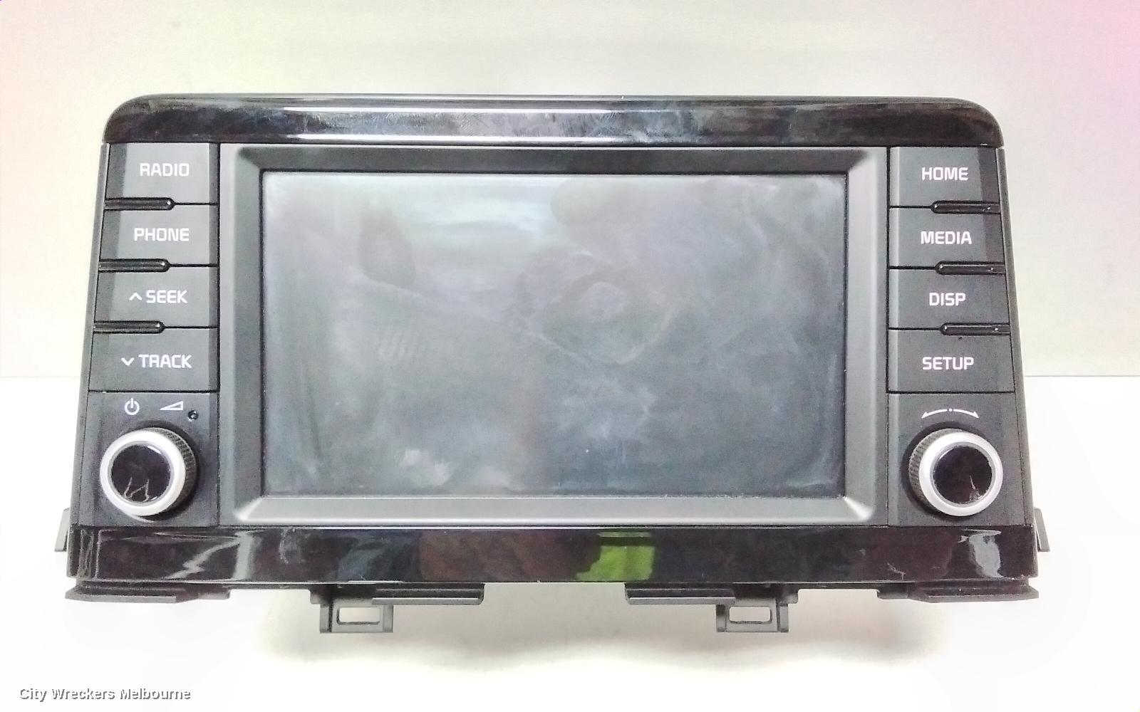 KIA PICANTO RADIO/CD/DVD/SAT/TV, DISPLAY UNIT, 7IN TOUCHSCREEN, JA, 05/2017 - 07/2020