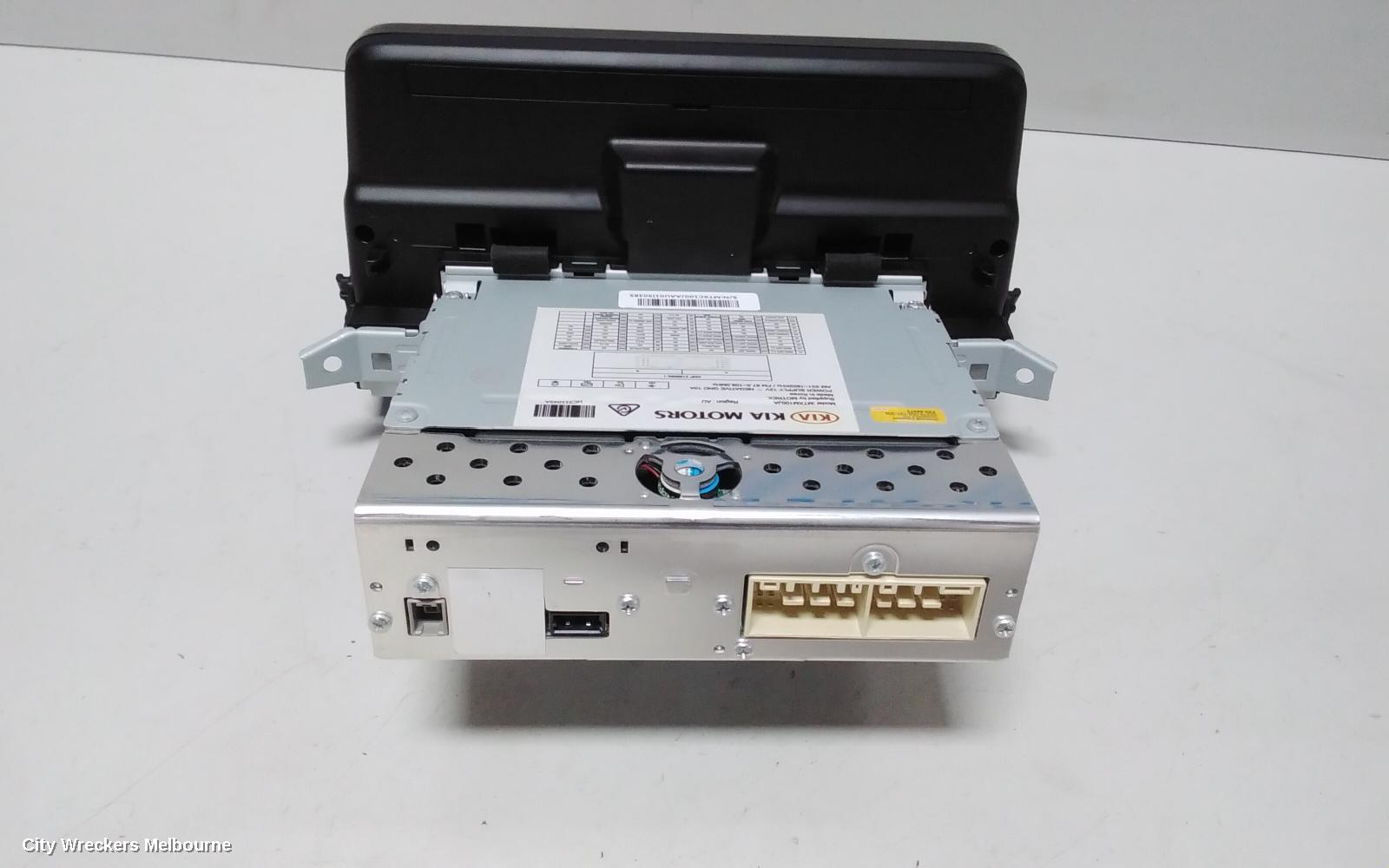 KIA PICANTO RADIO/CD/DVD/SAT/TV, DISPLAY UNIT, 7IN TOUCHSCREEN, JA, 05/2017 - 07/2020