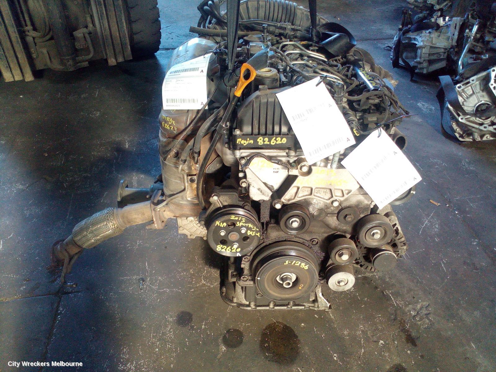 KIA SPORTAGE ENGINE, DIESEL, 2.0, D4HA, TURBO, SL, 05/2010 - 10/2015