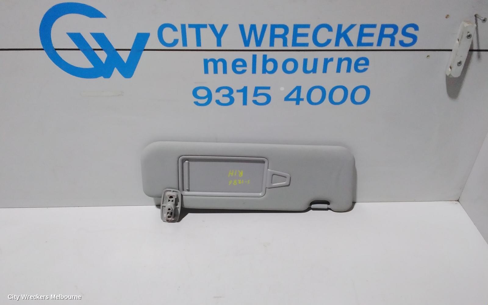 KIA SPORTAGE SUNVISOR, SL, RH SIDE, 05/2010 - 10/2015