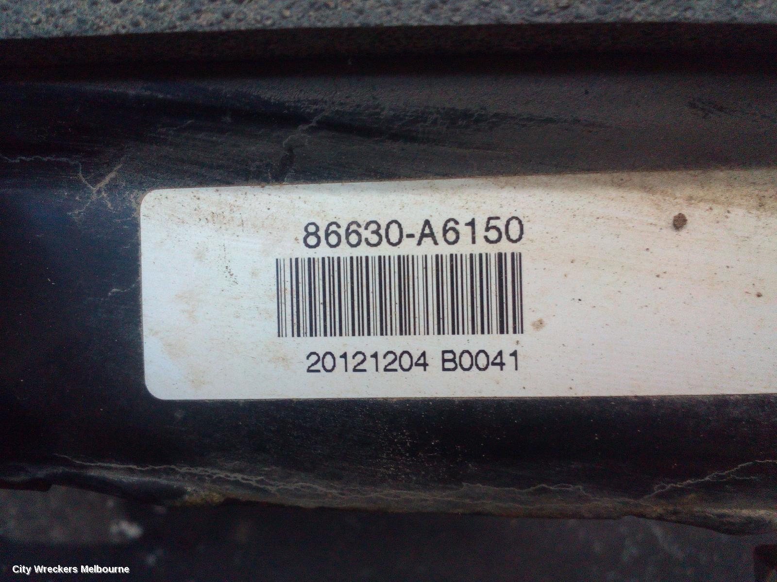 HYUNDAI I30 R/BAR BRACKET/REINFO, MAIN REINFORCEMENT, GD, WAGON, 03/2012 - 02/2017