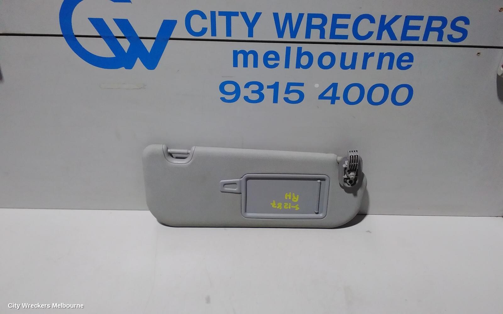 HYUNDAI I30 SUNVISOR, GD, RH SIDE, 03/2012 - 02/2017