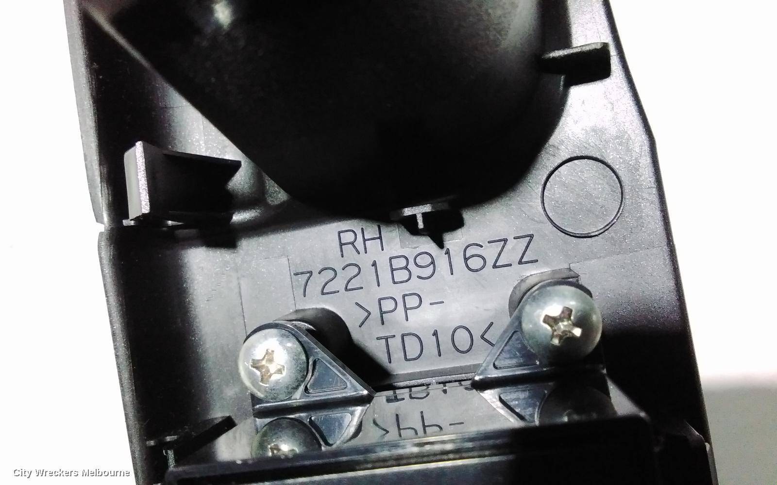 PEUGEOT 4008 PWR DR WIND SWITCH, RH FRONT (MASTER SWITCH), 04/2012 - 12/2017