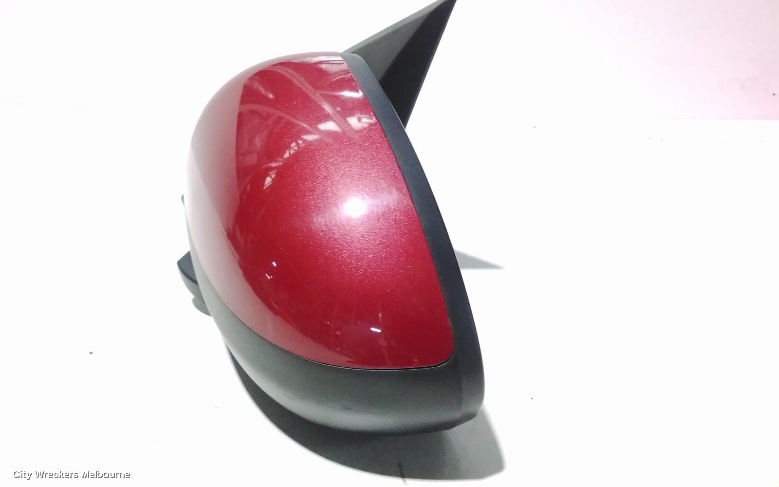 HOLDEN BARINA LEFT DOOR MIRROR, TM, COLOUR CODED, 11/2011 - 12/2018