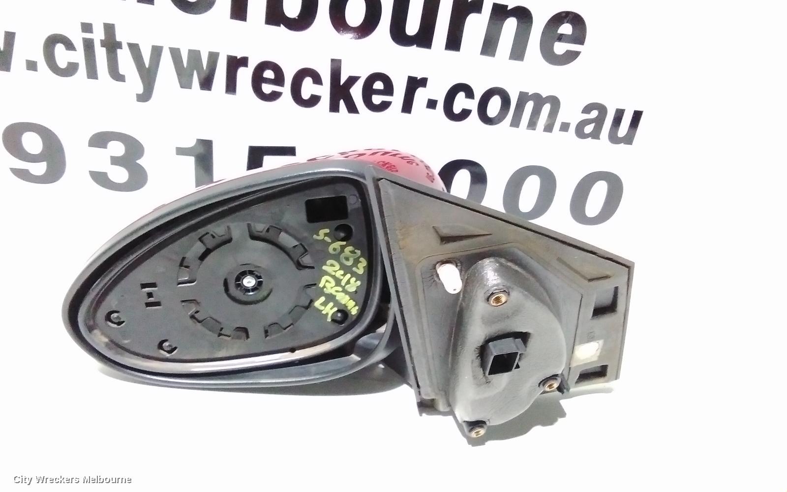 HOLDEN BARINA LEFT DOOR MIRROR, TM, COLOUR CODED, 11/2011 - 12/2018