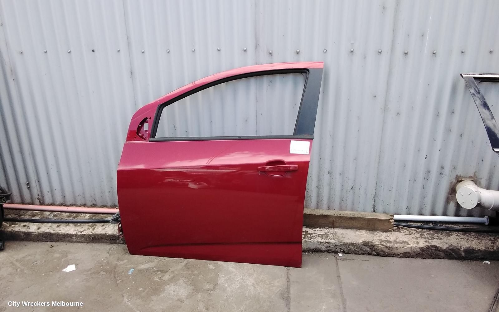 HOLDEN BARINA LEFT FRONT DOOR, TM, HATCH/SEDAN, 11/2011 - 12/2018