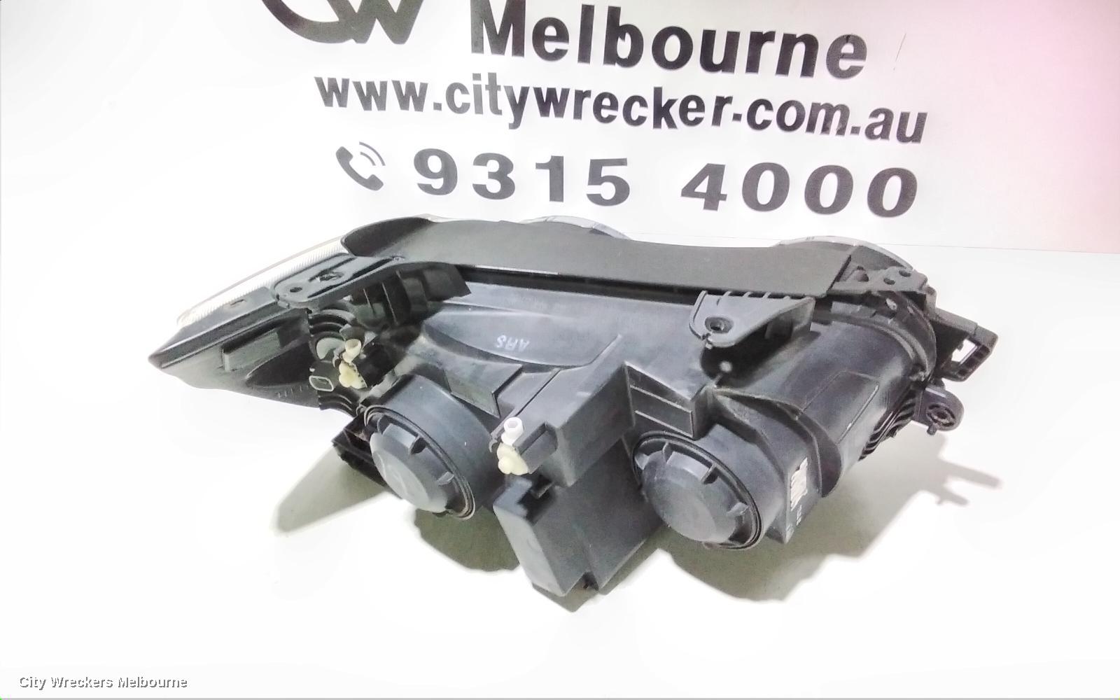 HOLDEN BARINA LEFT HEADLAMP, TM, W/ CHROME RING TYPE, 11/2011 - 08/2016