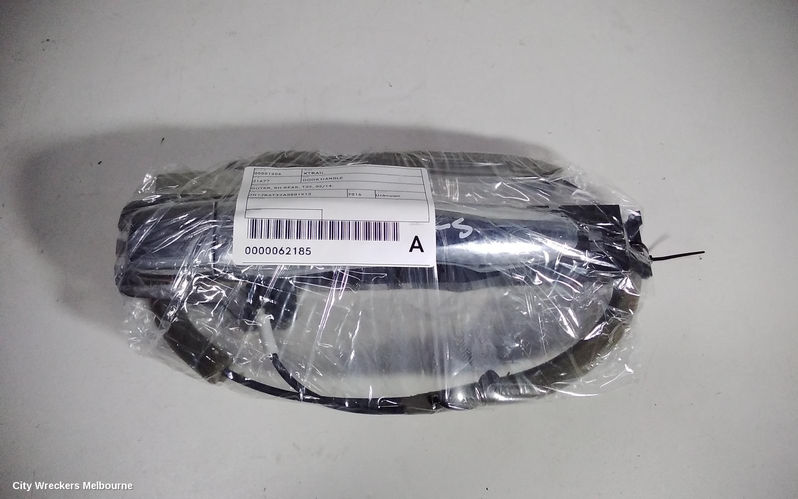 NISSAN XTRAIL DOOR HANDLE, OUTER, RH REAR, T32, 02/2014 ONWARDS