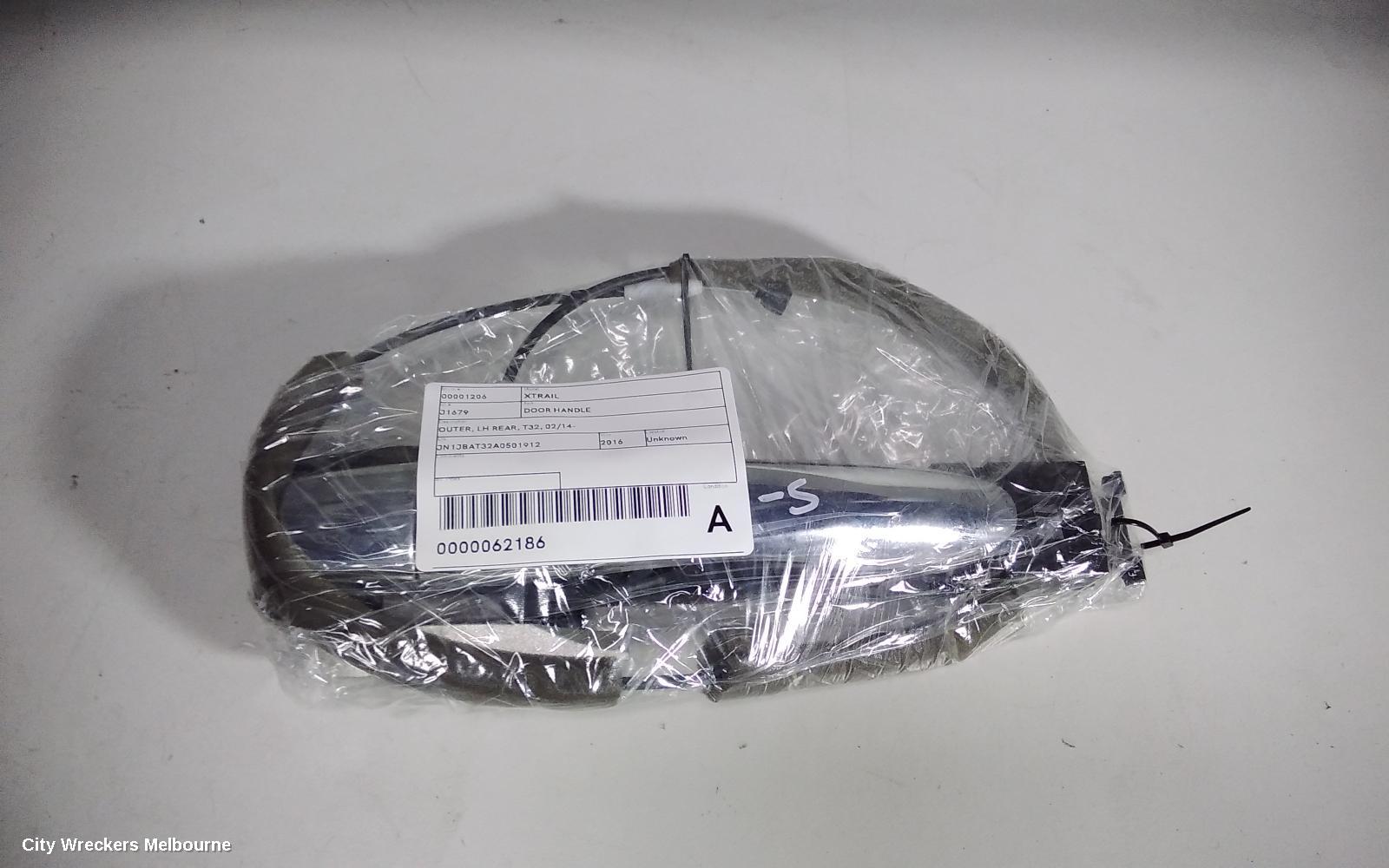 NISSAN XTRAIL DOOR HANDLE, OUTER, LH REAR, T32, 02/2014 ONWARDS
