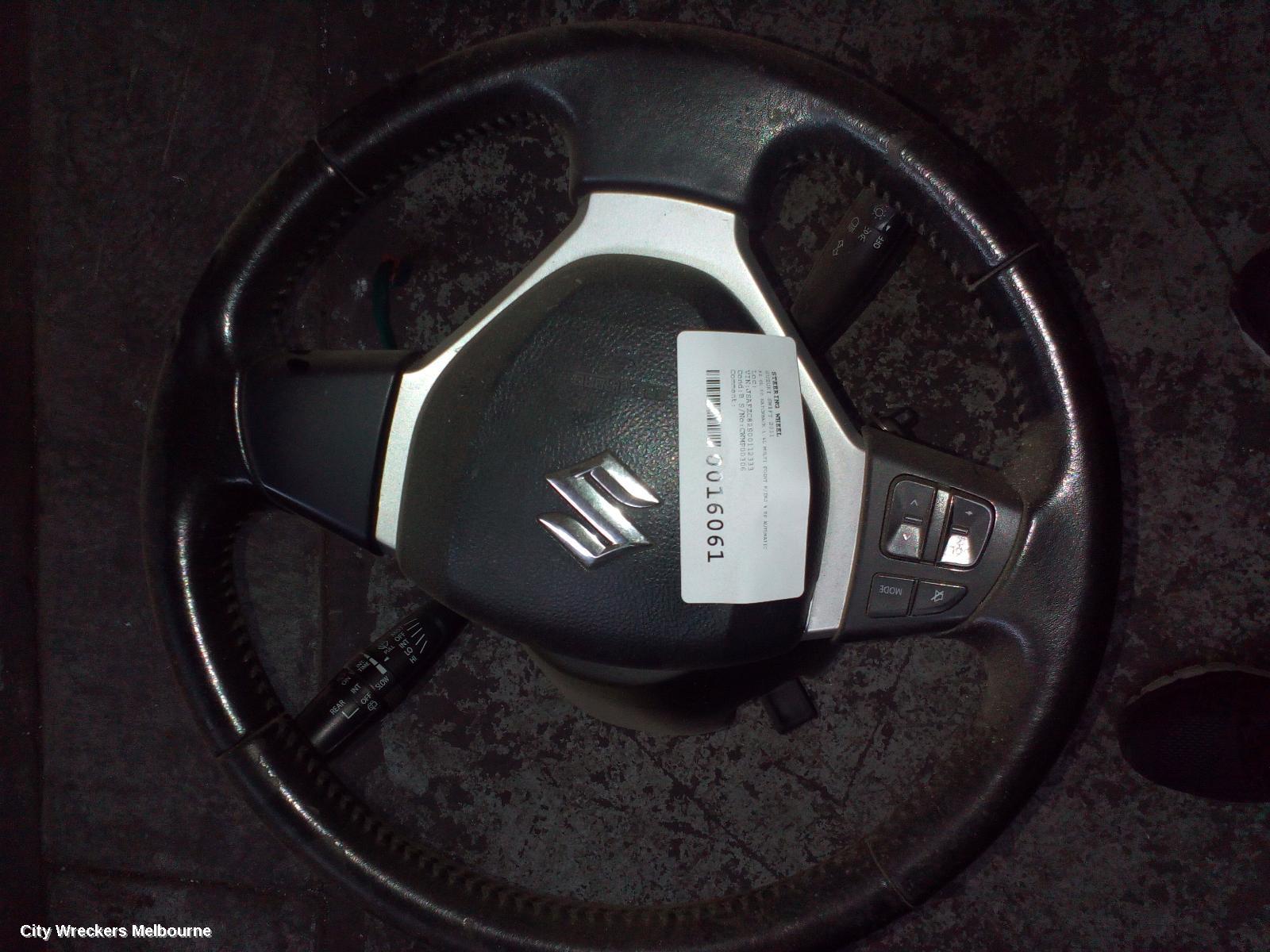 SUZUKI SWIFT AIRBAG MODULE/SENSOR, CLOCKSPRING, FZ, 08/2010 - 03/2017