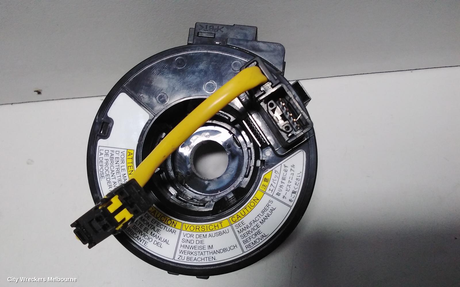 SUZUKI SWIFT AIRBAG MODULE/SENSOR, CLOCKSPRING, FZ, 08/2010 - 03/2017