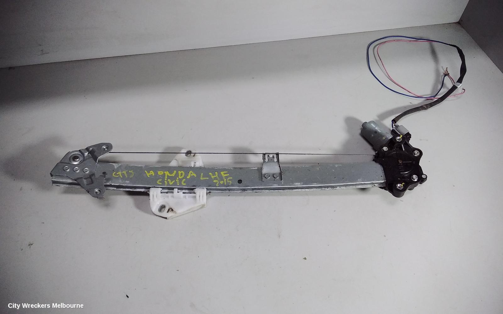 HONDA CITY LEFT FRONT WINDOW REG/MOTOR, GM6, 01/2014 - 09/2020