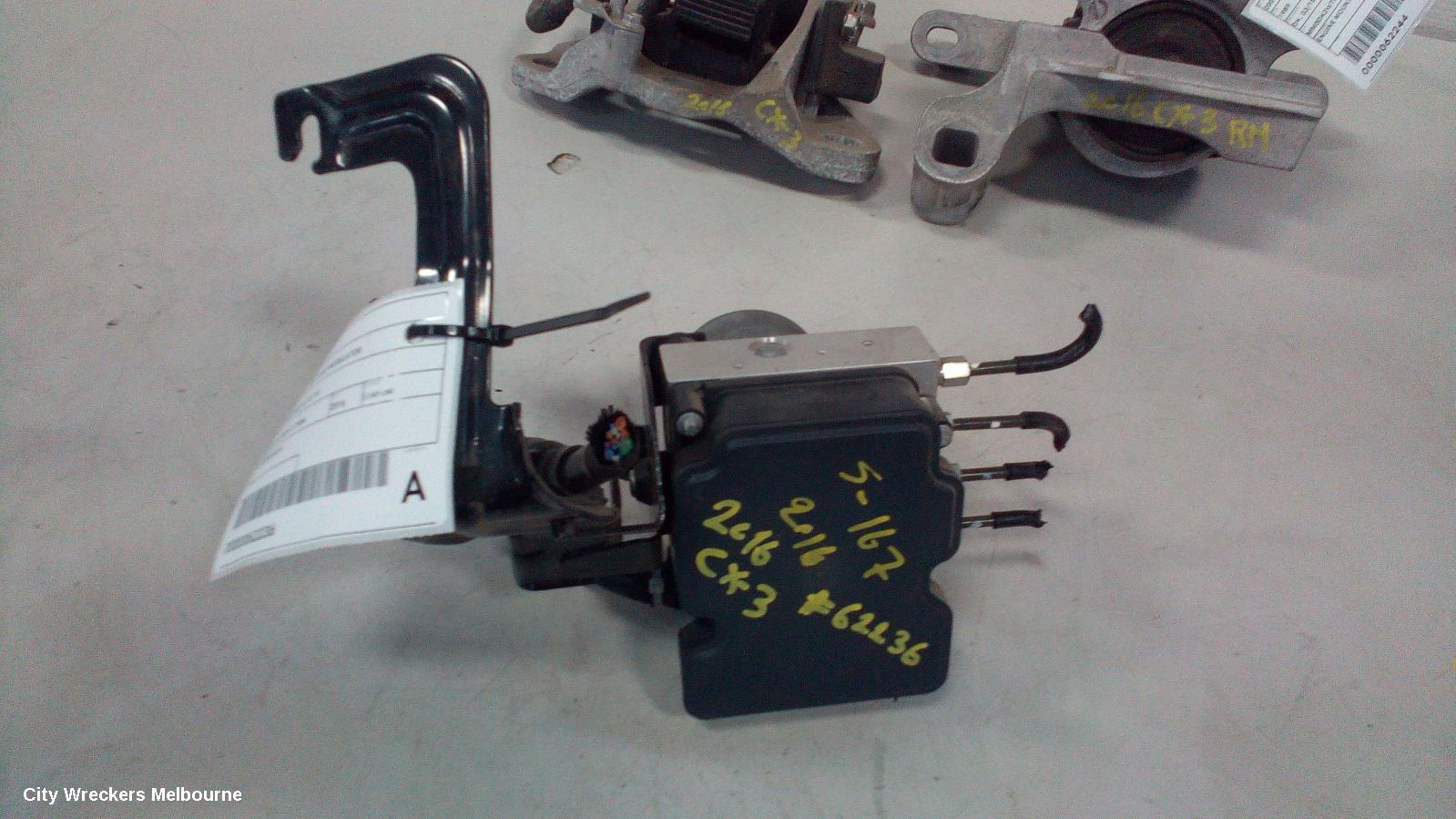 MAZDA CX3 ABS PUMP/MODULATOR, DK, P/N 0265956315, 03/2015 ONWARDS