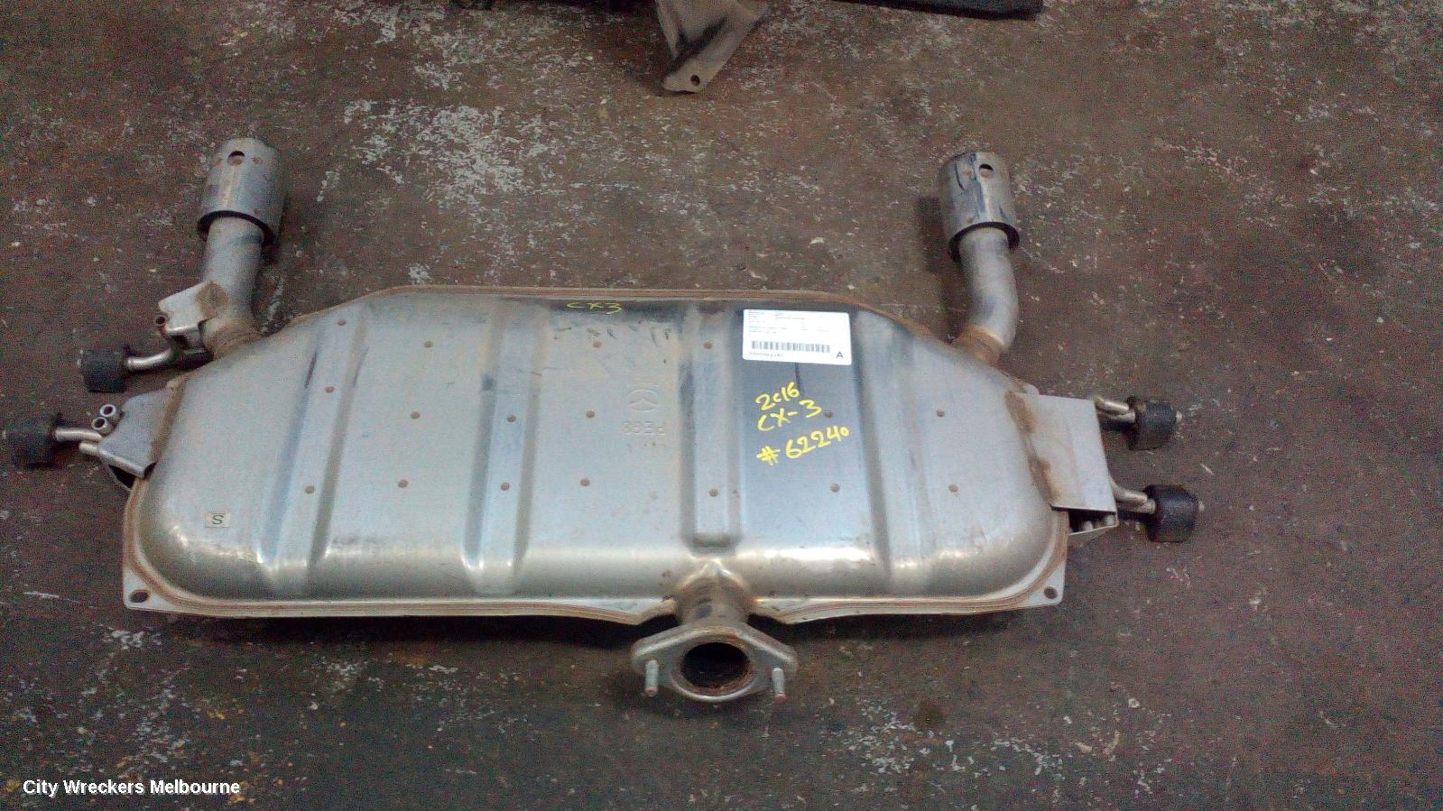 MAZDA CX3 SILENCER, 2.0, PETROL, 2WD, DK, 03/2015 ONWARDS
