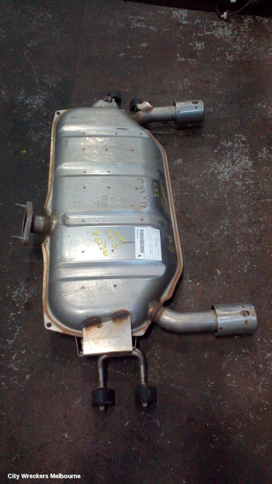 MAZDA CX3 SILENCER, 2.0, PETROL, 2WD, DK, 03/2015 ONWARDS