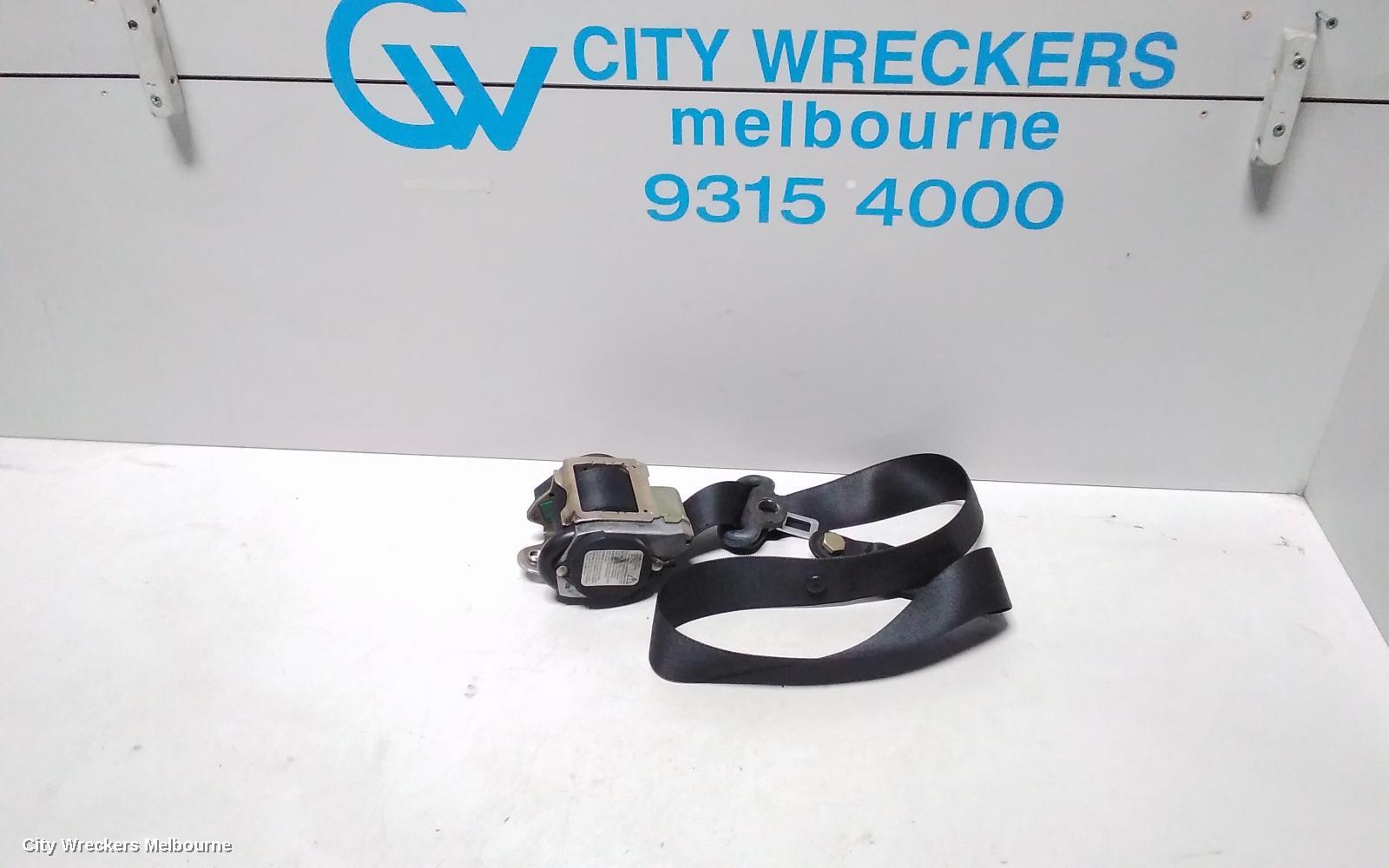 MERCEDES VITO SEATBELT/STALK, LH FRONT, SEAT BELT ONLY, 639, GREEN PLUG TYPE, 04/2004 - 01/2011