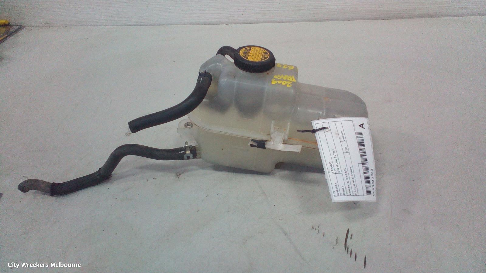 TOYOTA TARAGO OVERFLOW BOTTLE, ACR50R, 03/2006 - 06/2020
