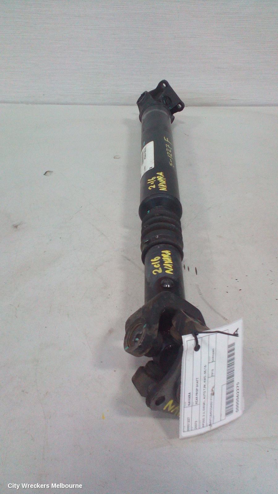 NISSAN NAVARA REAR DRIVE SHAFT, NP300, 2.3, DIESEL, AUTO T/M, 4WD, 05/2015 ONWARDS