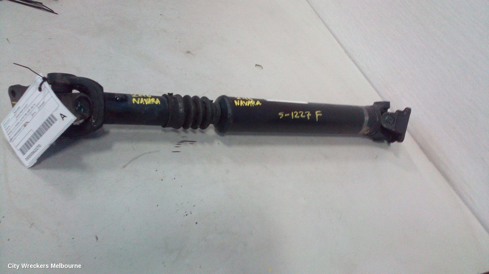NISSAN NAVARA REAR DRIVE SHAFT, NP300, 2.3, DIESEL, AUTO T/M, 4WD, 05/2015 ONWARDS