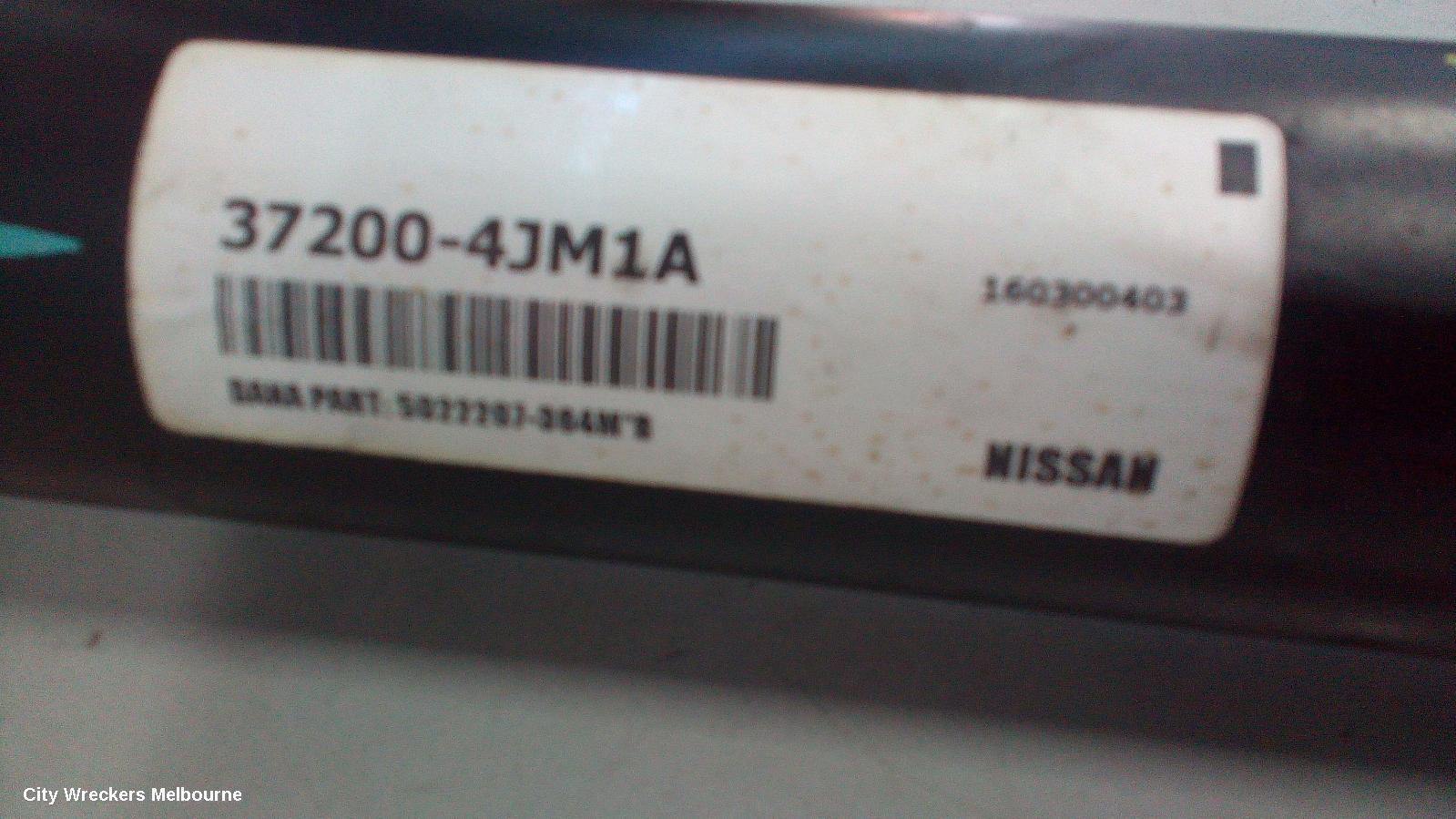 NISSAN NAVARA REAR DRIVE SHAFT, NP300, 2.3, DIESEL, AUTO T/M, 4WD, 05/2015 ONWARDS