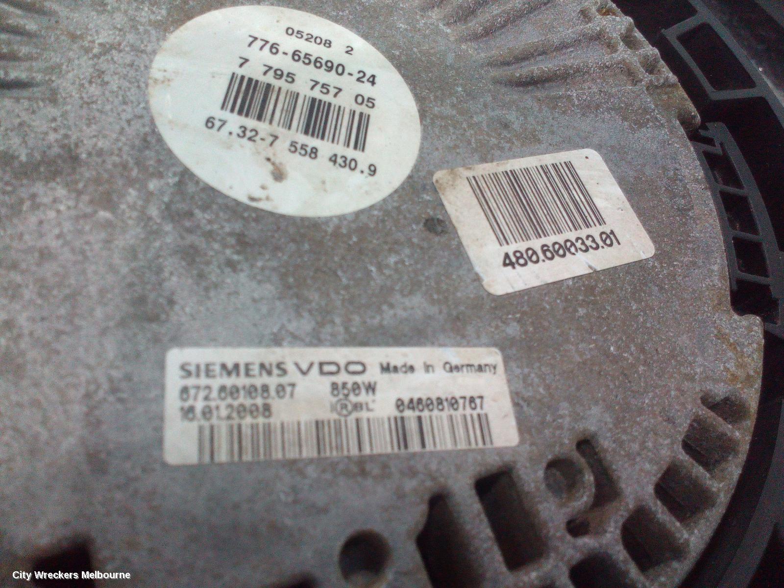 BMW X5 FAN, RAD FAN, 3.0, DIESEL, E70, 03/2007 - 08/2013