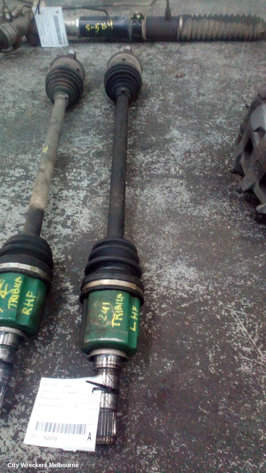 SUBARU TRIBECA LEFT DRIVESHAFT, FRONT, B9, 10/2006 - 01/2014