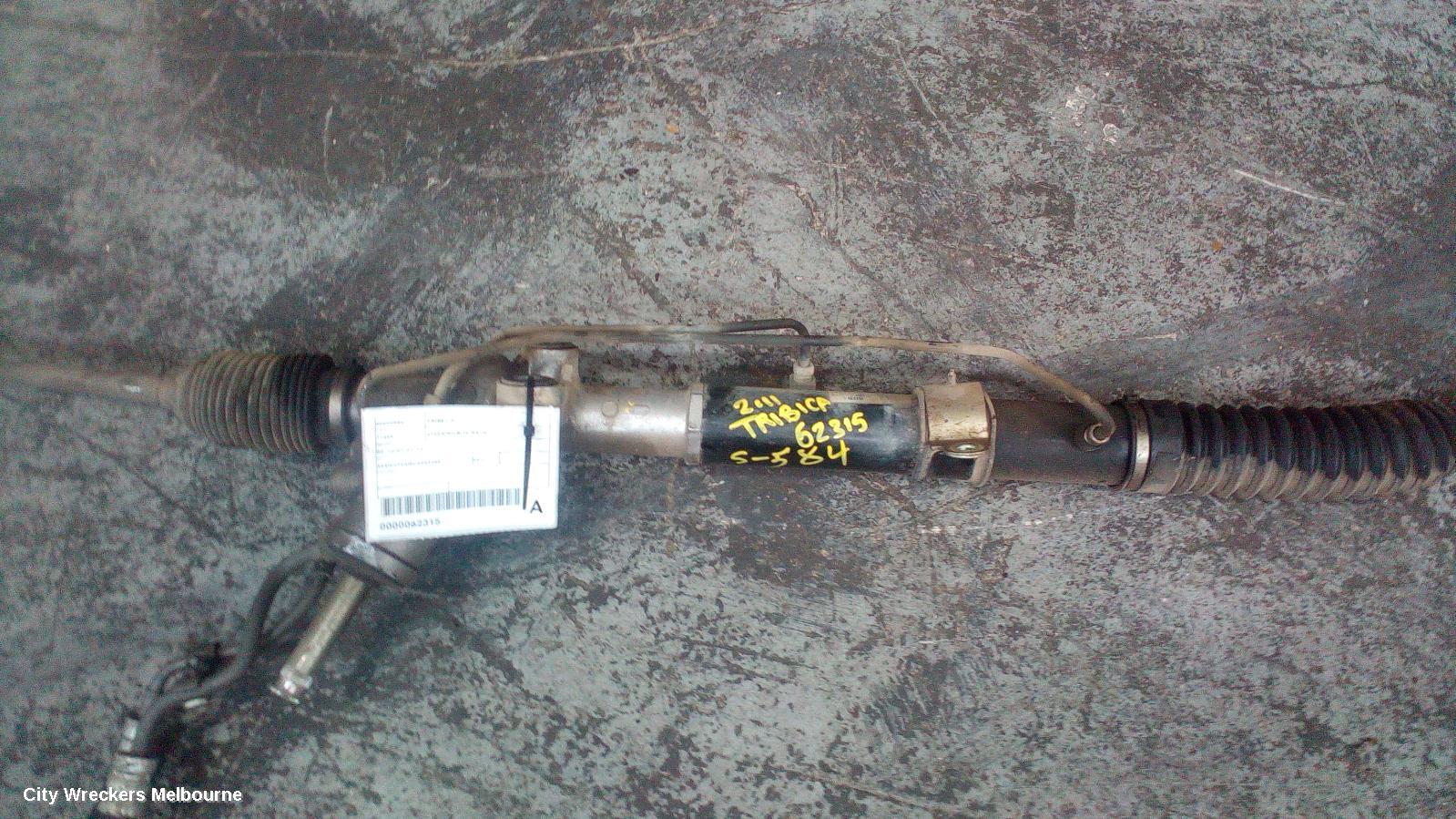 SUBARU TRIBECA STEERING BOX/RACK, B9, 12/2007 - 01/2014