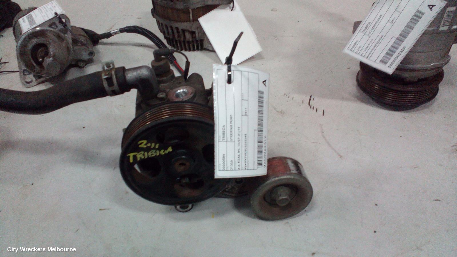 SUBARU TRIBECA STEERING PUMP, 3.6, EZ36, B9, 12/2007 - 01/2014