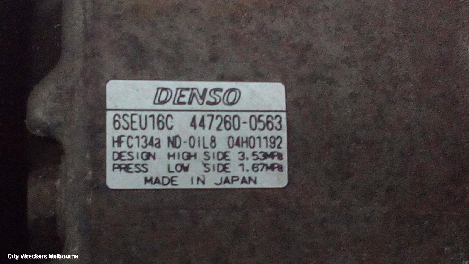 TOYOTA HIACE A/C COMPRESSOR, TRH, 2.7, 2TR-FE, PETROL, 03/2005 - 04/2019