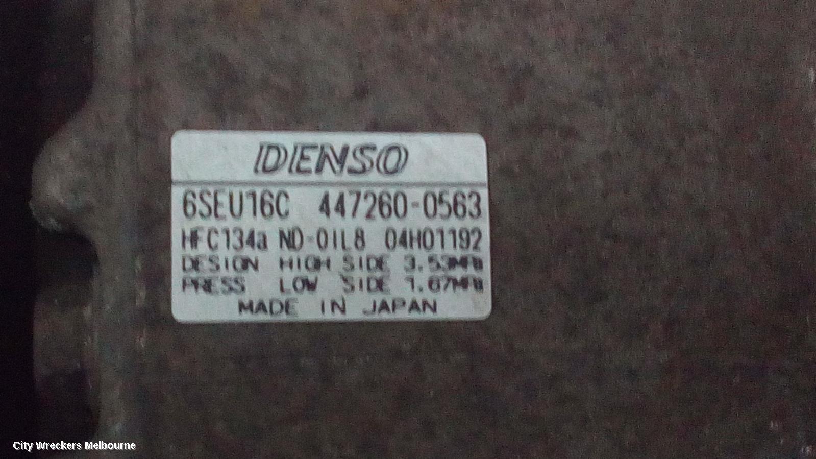TOYOTA HIACE A/C COMPRESSOR, TRH, 2.7, 2TR-FE, PETROL, 03/2005 - 04/2019