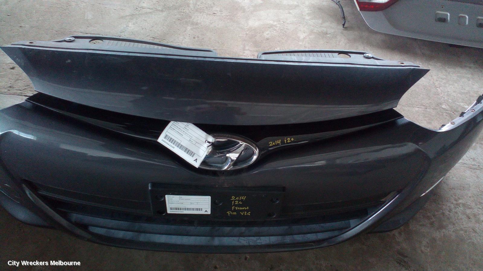 HYUNDAI I20 GRILLE, RADIATOR GRILLE, PB, 03/2012 - 12/2015