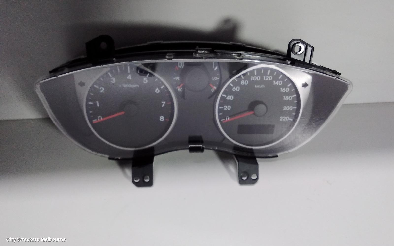 HYUNDAI I20 INSTRUMENT CLUSTER, INSTRUMENT CLUSTER, 1.4, MANUAL T/M TYPE, PB, 10/2010 - 12/2015