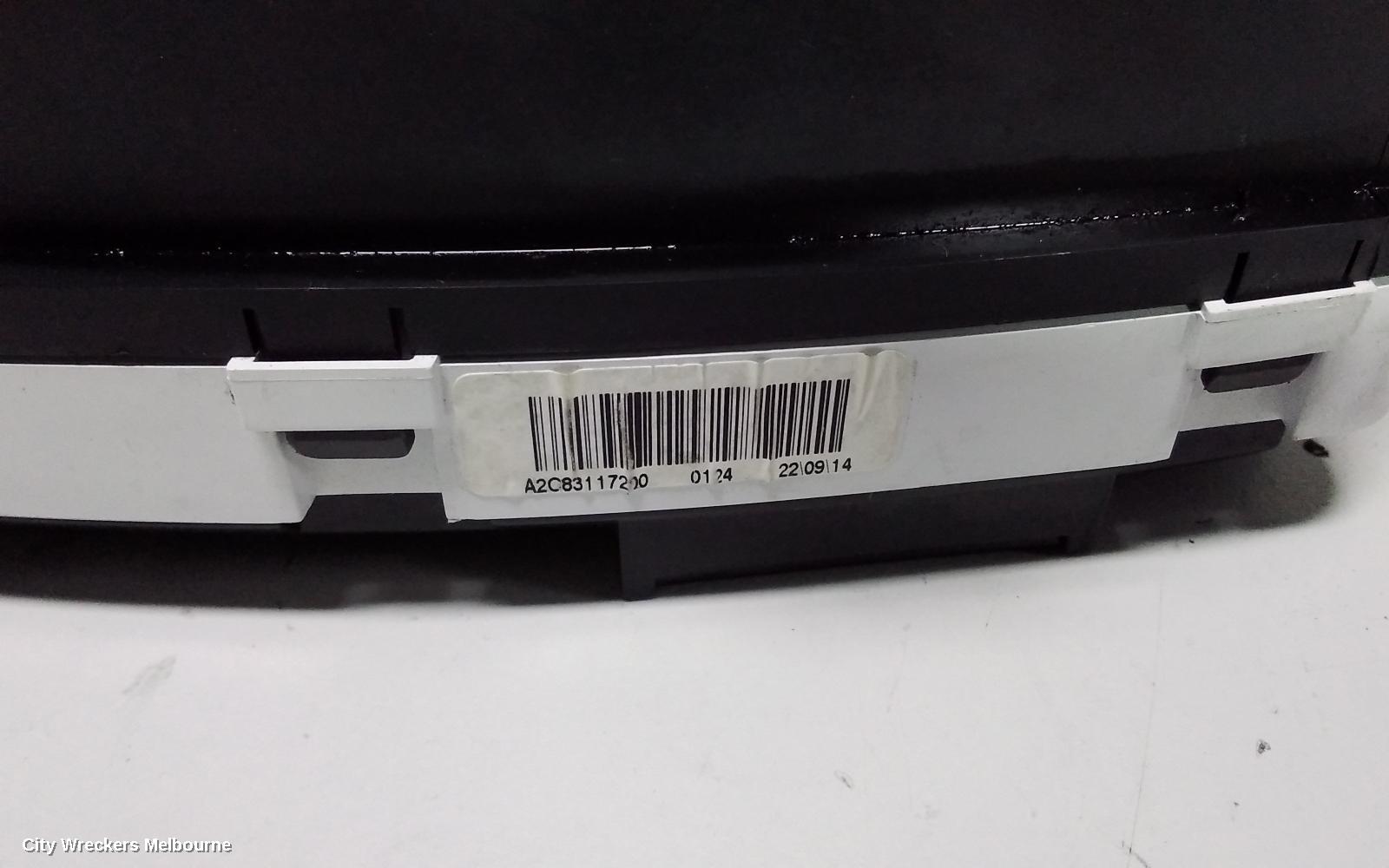 HYUNDAI I20 INSTRUMENT CLUSTER, INSTRUMENT CLUSTER, 1.4, MANUAL T/M TYPE, PB, 10/2010 - 12/2015