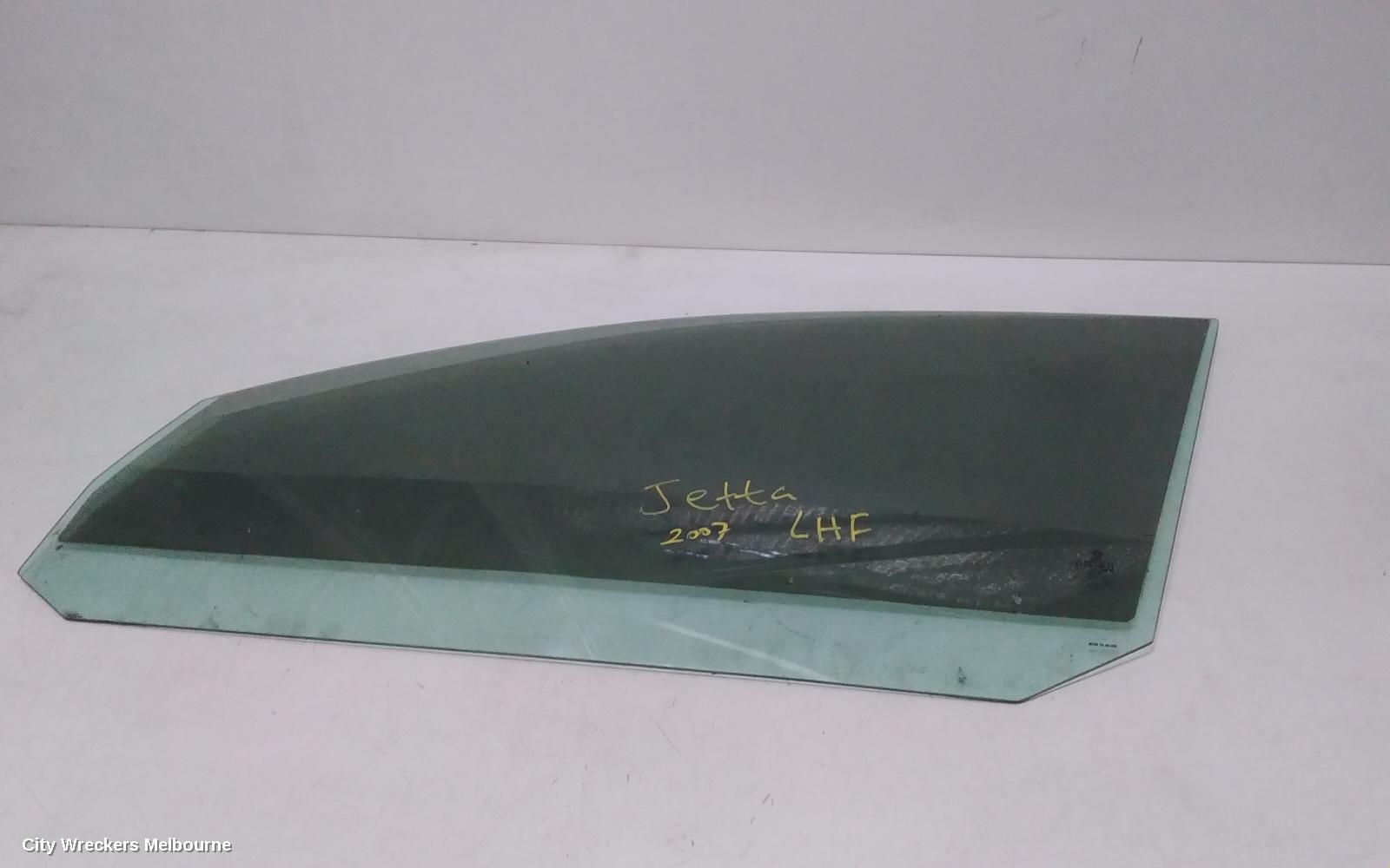 VOLKSWAGEN JETTA LEFT FRONT DOOR WINDOW, 1KM, 02/2006 - 07/2011