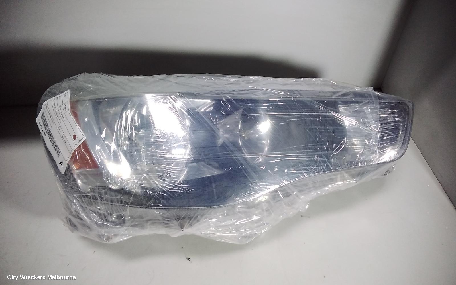 MITSUBISHI OUTLANDER RIGHT HEADLAMP, ZH, HALOGEN TYPE, 09/2009 - 10/2012