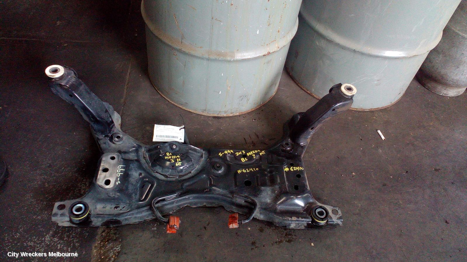 MAZDA 3 FRT XMEMBER/CRADLE, BL, 2.0, PETROL, ISTOP/SKYACTIVE, 10/2011 - 10/2013