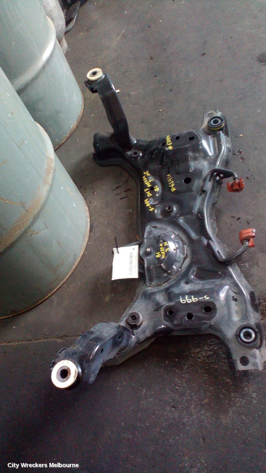 MAZDA 3 FRT XMEMBER/CRADLE, BL, 2.0, PETROL, ISTOP/SKYACTIVE, 10/2011 - 10/2013